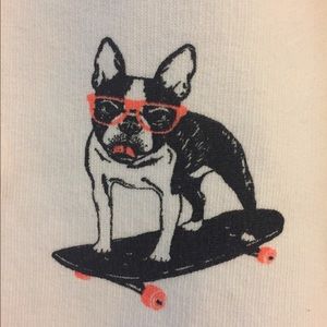 Boston Terrier cool dog print H&M sweater